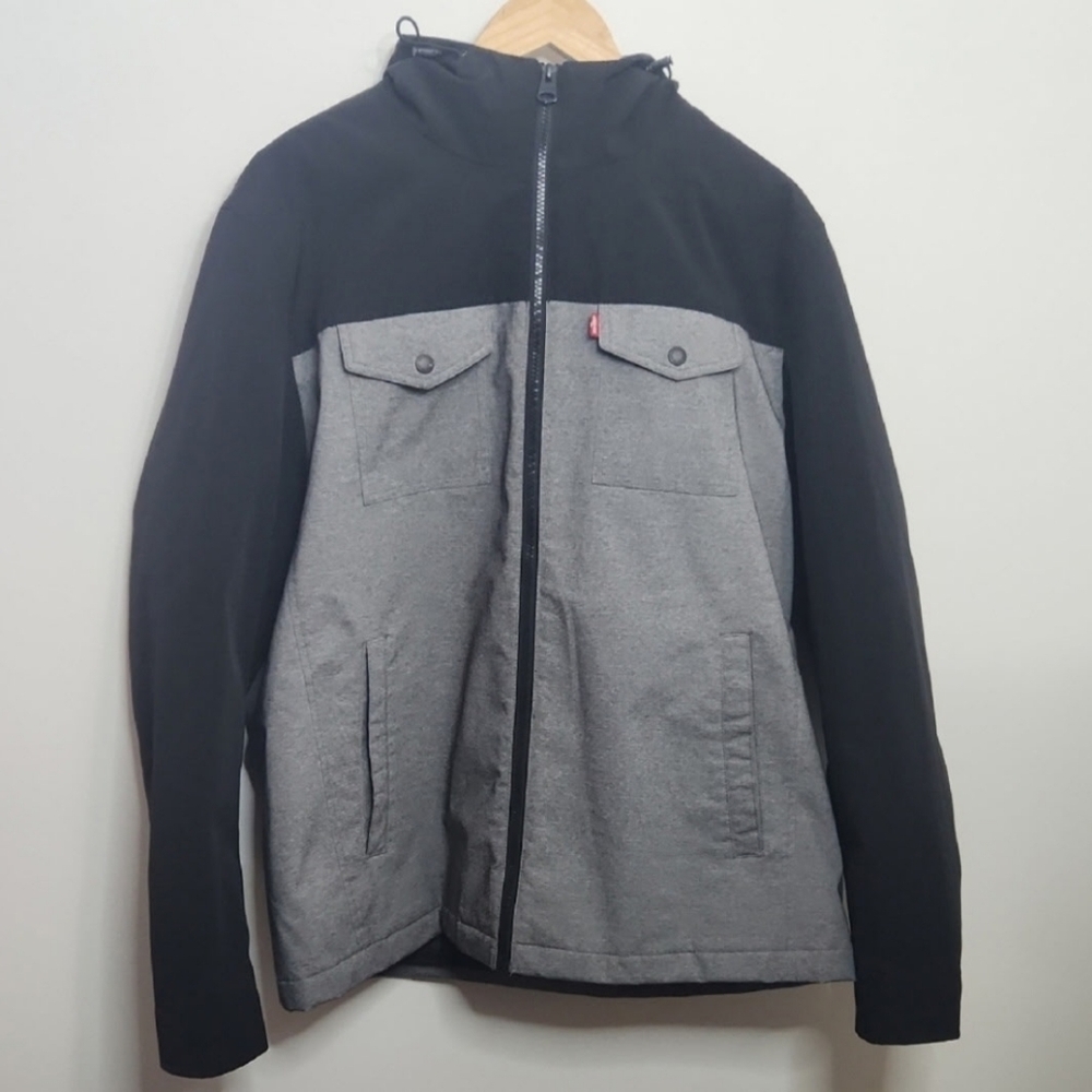 Levi's Black and Gray Jacket